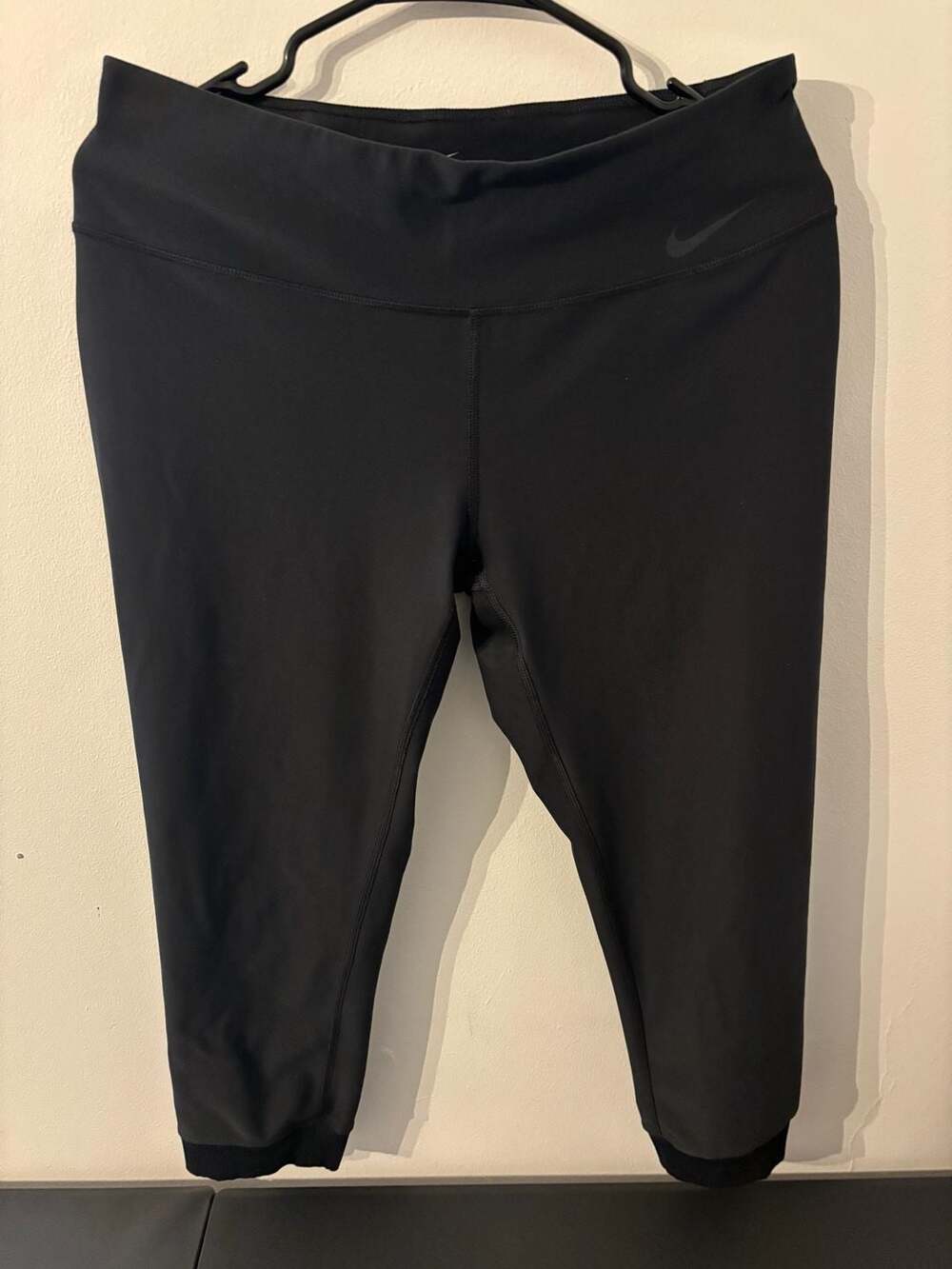 Nike Womens Black Power Legend Cropped Compression Leggings Size XS L67739